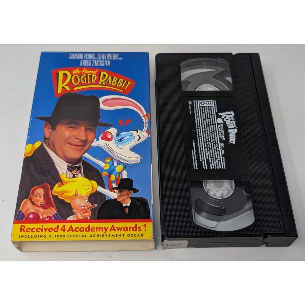 Who Framed Roger Rabbit VHS Movie Vintage 1997 Cult Classic Steven Spielberg